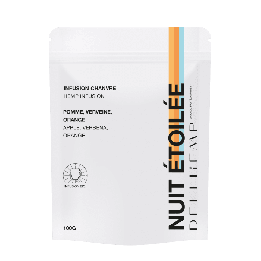 Infusion CBD Nuit Étoilée Bio – Relaxation & Sommeil Naturel – 100g