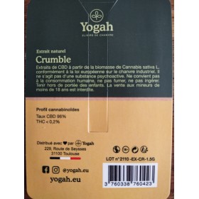 Crumble CBD 96% – Concentré Premium 1,5 g