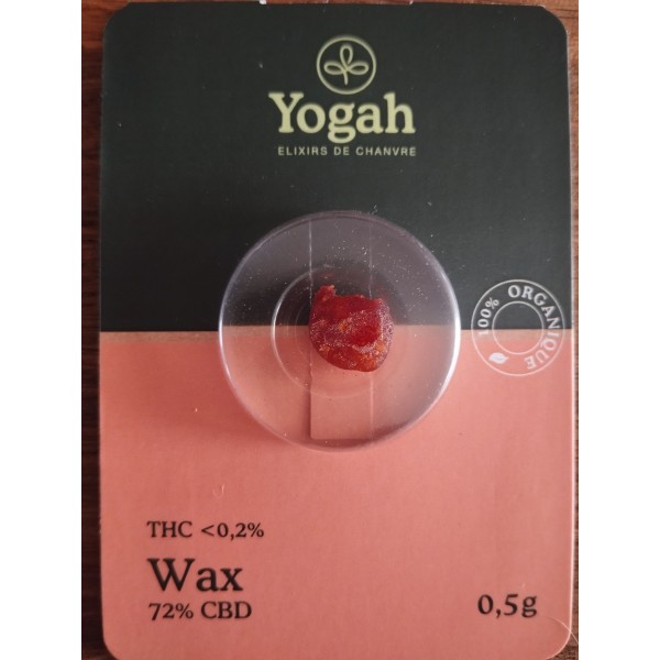Wax  CBD 72% – Concentré Premium 0,5 g